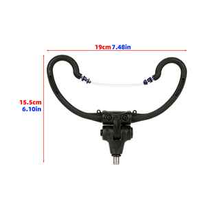 ที่วางคันเบ็ดตกปลาแบบหมุนได้ Hirisi Plastic Rubber Carp Fishing Swivel Rod Rest ขนาด 3/8 นิ้ว เกลียวอเนกประสงค์ พกพาสะดวก ใช้ได้กับร็อดพอด แบงค์สติ๊ก อุปกรณ์เสริมสำหรับตก<span class=keywords><strong>ปลา</strong></span>ในทะเลสาบ แม่น้ำ ลำธาร - Product Image 2
