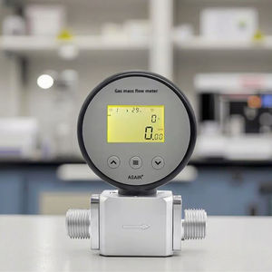 Ams2106デジタルマイクロガス質量流量計ステンレス鋼構造LCDディスプレイ圧縮空気485リモートトランスミッションOEM - Product Image 1