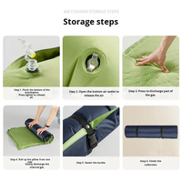 Matelas Gonflable Automatique Pliable Léger 3cm pour Camping Extérieur Anti-Humidité Tapis de Tente Épaissi Ergonomique