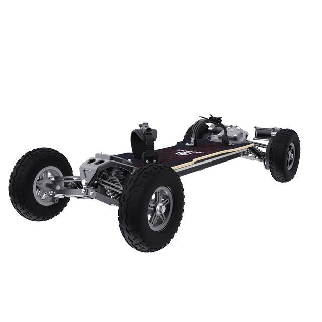 55km/h Powerful Mountainboard 9 Inch Wheel Electric Mountaineboard Skateboard for Off-Road Factory E Skateboard with Suspension