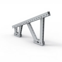 Structure robuste pour panneaux solaires photovoltaïques au sol, système de montage au sol en acier, supports de structure au sol