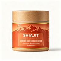 Gummies OEM Complexe Shilajit avec Mousse de Mer, Crinière de Lion et Racine de Bardane pour le Soutien Immunitaire et la Gestion de l'Énergie chez l'Adulte - Marque Blanche en Gros
