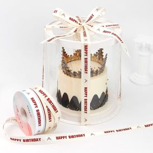 Nine-Colored Ribbon Happy Birthday Printed Ribbon 9F249 Reusable Cake Decorating Supplies Birthday Party Decor - Product Image 3