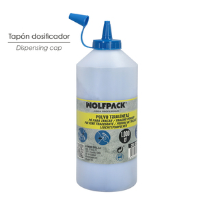 Polvere di gesso blu per tracciatura, contenitore da 1000 grammi, modello Entry - Product Image 3