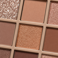 Palette de fards à paupières minéraux 16 couleurs, tons clairs et foncés, neutres, nus, mats, scintillants, longue tenue, maquillage en poudre, vente en gros