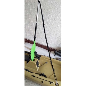 Accesorio para kayak, cuerda elástica de 6 mm, 150 cm de longitud, línea de seguridad duradera para pesca en lagos y ríos - Product Image 4