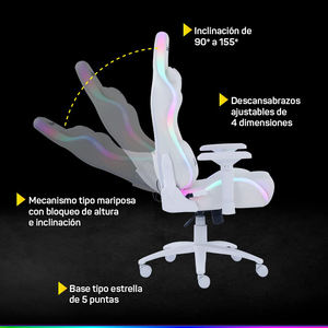 Sillas <span class=keywords><strong>Gammer</strong></span> Computer Gaming Chair RGB Factory en Guangdong Industrial CE Muebles comerciales de acero inoxidable 2 años - Product Image 3