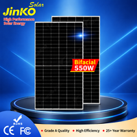 Panneaux solaires photovoltaïques Jinko CE Solar Cells FC, panneaux solaires bifaciaux de type N, 550w 620w 650w 700w 705w 710w 715w 720w