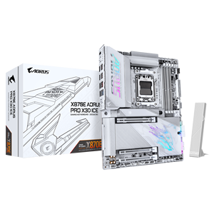 Nouvelle arrivée Carte mère X870E <span class=keywords><strong>AORUS</strong></span> PRO X3D ICE DDR5 PCIE5.0 ATX pour ordinateur de jeu - Product Image 1