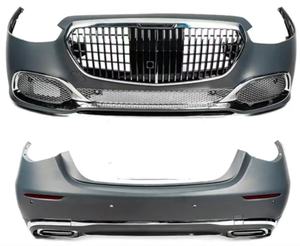Nouveau kit de carrosserie PP pour mise à niveau W223 vers Mayabch look pour <span class=keywords><strong>Mercedes</strong></span> <span class=keywords><strong>Classe</strong></span> <span class=keywords><strong>S</strong></span> W223 2021- - Product Image 1
