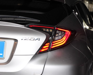 Pour <span class=keywords><strong>Toyota</strong></span> <span class=keywords><strong>CHR</strong></span> 2018-2021 LED pleine largeur feu arrière DRL à travers la bande de lampe arrière Modification de la lumière courante assemblage feu de freinage - Product Image 6