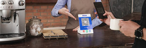 Loa Thanh Toán Đám Mây Để Bàn Hiển Thị Mã Thanh Toán QR Với Màn Hình Loa Nền Đám Mây Để Thanh Toán - Product Image 3