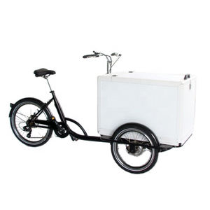 Trike néerlandais boîte avant e-bike JG Gastro café vélo jus de fruits vente tricycle bière vélo 3 roues électrique cargo vélo livraison rapide - Product Image 4