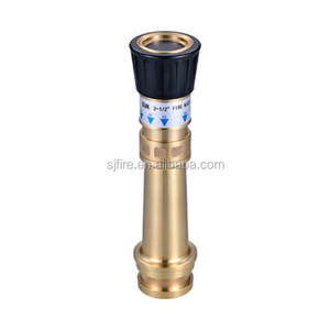 Boquilla de manguera de fuego marina de latón con chorro de agua pulverizada de 1,5 pulgadas de alta calidad - Product Image 2