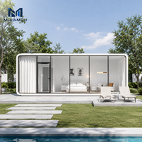 Maison conteneur préfabriquée Apple Cottage avec cuisine et salle de bain, design moderne du milieu du siècle, pour appartements, hôtels, auberges, immeubles de bureaux