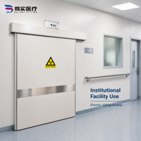 Pintu Baja Anti Radiasi Modern Dushi, Fiberglass, untuk Ruang Rontgen Rumah Sakit, Laboratorium, Tahan Air, Antibakteri, Tahan Api, Custom