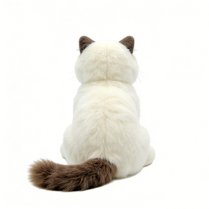 Jouets en peluche pour chat à poils longs, doux et moelleux, adorables jouets en peluche personnalisés de type Ragdoll, jouets en peluche réalistes pour animaux - Product Image 6