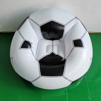 Canapé gonflable pliable personnalisé pour le football, chaise gonflable pour les jours de match, les parcs et la détente intérieure/extérieure