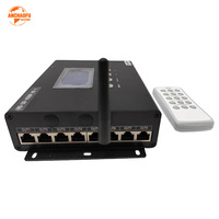 Control Remoto Inalámbrico DMX512 de 408W con 8 Canales |   Programable para Tiras LED RGB y Luces Pixel
