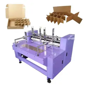 cardboard carton making machine corrugated paper box automatic partition slotter machinery for sale
