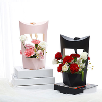 Caja de Embalaje para Ramos de Flores con Logotipo Personalizado, Caja de Envío para Floristería y Comercio Minorista