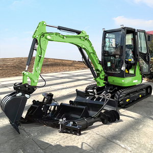 Envío gratis mini excavadora de 3,5 toneladas mini excavadora CE/EPA hidráulica granja pequeña excavadora 1 tonelada 2 toneladas precios cubo pulgar para la venta - Product Image 1