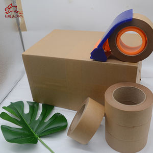 Cinta de embalaje de papel kraft, cinta de embalaje de papel kraft de fibra de fábrica, carbón activado con agua - Product Image 4