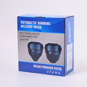 Casco <span class=keywords><strong>de</strong></span> Soldadura con Oscurecimiento Automático y Encendido/Apagado Automático, Máscara Facial <span class=keywords><strong>de</strong></span> Pulido Hecha <span class=keywords><strong>de</strong></span> Material PP para Protección en Soldadura - Product Image 2