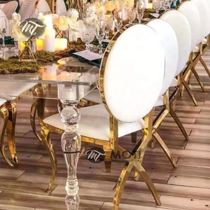 Hiện Đại Pháp Thiết Kế Acrylic Rõ Ràng Đám Cưới Ghế Ăn Và Bàn Cho Đảng Trang Trí - Product Image 3