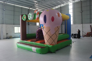 Château gonflable géant en forme <span class=keywords><strong>de</strong></span> bonbon, château gonflable pour enfants, château gonflable pour mariage royal blanc - Product Image 4