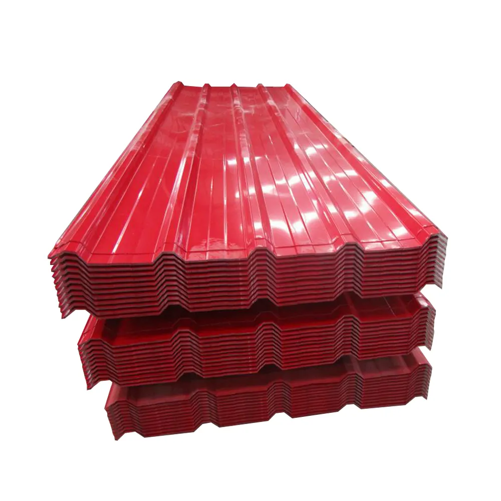 Ghana utilizzato in metallo aluzinc zincato ondulato coperture fogli di ferro trimdeck zinco di colore del tetto