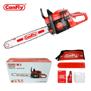 Canfly X5 scie à chaîne à essence de puissance professionnelle pour la coupe du bois outil de jardin scie à chaîne à essence