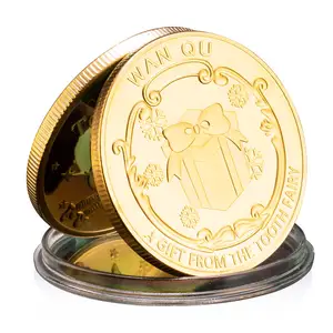 Twinkle The Tooth Fairy Souvenir Gifts For Children A Gift From The Tooth Fairy Gold Plated Commemorative Coin