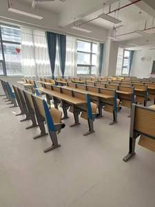 Muebles Escolares, Escritorio para Estudiantes Universitarios, Escritorio y Silla para Aula, Silla de Madera para Aula Universitaria con Escritorio - Product Image 3