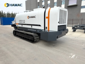 Bomba de Concreto Diésel HAMAC LDHBT60-13-132, 60M³/H, Totalmente Hidráulica, Montada sobre Orugas, Blanca - Product Image 3