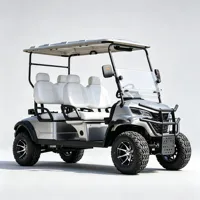 Voiturette de golf électrique haut de gamme LSV, prête à l'emploi, avec batterie au lithium, sièges et couleurs de carrosserie personnalisables, vente en gros directe usine pour terrains de golf, villas et communautés