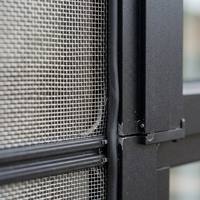 Fenêtres en aluminium de haute qualité, écologiques, haute résistance, installation facile, fenêtre à ouverture intérieure avec moustiquaire