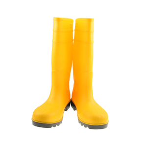 Stivali da Pioggia Agricoli Personalizzati al Ginocchio Economici da <span class=keywords><strong>Uomo</strong></span> con Punta in Acciaio Gialli da Lavoro Stivali in Gomma Neri Unisex per Adulti <span class=keywords><strong>Scarpe</strong></span> Estive a Metà Polpaccio - Product Image 3