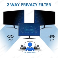 Filtre de confidentialité pour écran d'ordinateur anti-reflets de 34 pouces, protection contre la lumière bleue pour écran LCD de bureau large écran 16:9