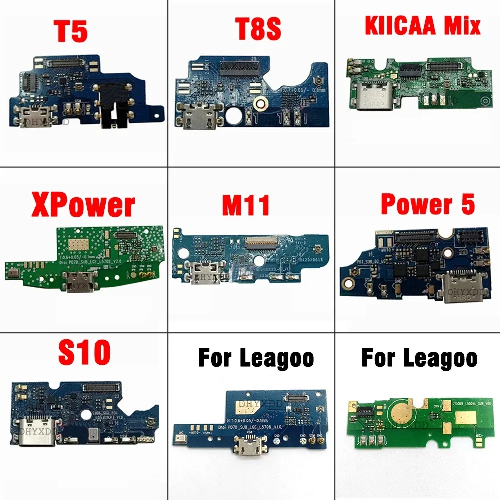 USB Charger Port Board Flex Cable Charging Dock Plug Connector For Leagoo M5 M13 M11/T5/T8S/xpower/S10/Power5/KIICAA MIX/Elite 1