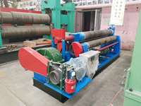 Machine de formage de tôles d'acier à 3 rouleaux automatique, épaisseur maximale de 12 mm, longueur de travail de 2500 mm
