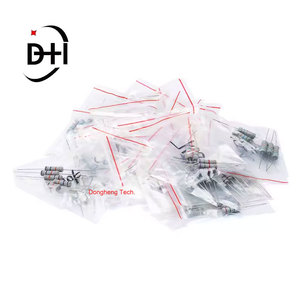 75 pièces 3W résistances à film de carbone 27 ~ 750R 27 à <span class=keywords><strong>750</strong></span> <span class=keywords><strong>ohm</strong></span> 5% Kit d'assortiment de résistance assorti 15 valeurs * 5 pièces - Product Image 3