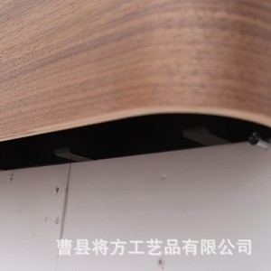 Wooden wall-mounted <b>clothes</b> <b>rack</b>, walnut wood coat hook <b>rack</b>, entryway storage <b>rack</b> - Product Image 4