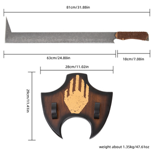 Espada <span class=keywords><strong>Uruk</strong></span>-hai de El Señor de los Anillos, Réplica de Aleación Sin Filo, Accesorio de Cosplay, Decoración Periférica de la Película, Objeto Coleccionable - Product Image 6