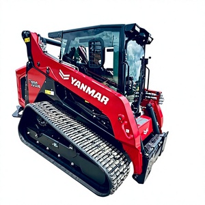 Cargadora Compacta de Orugas Yanmar Ti100 V5 2001 Roja Japonesa, Equipo de Construcción Hidráulico Compatible con John Deere/Caterpillar/Komatsu - Product Image 2