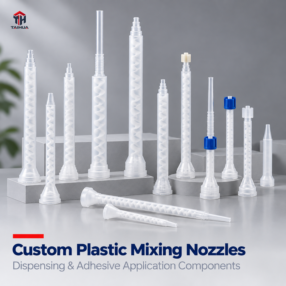 Static Mixer Nozzle Dispensing Tube Spiral Plastic Element Precision ...