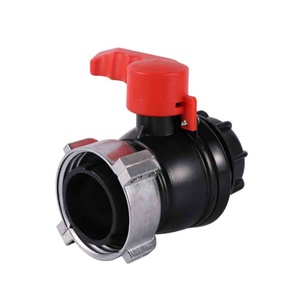 62/75mm Coarse to Outlet 60mm Coarse Thread Ball Valve for <b>Switch</b> Drain <b>Adapter</b> Garden Irrigation Valve IBC Butterfly Valve - Product Image 4