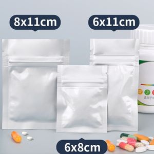 6*8 مايلر ختم حراري قابل للإغلاق بسحاب لتعبئة الأدوية علب من رقائق الألومنيوم والفيتامينات لطعام الحيوانات الأليفة - Product Image 2