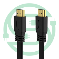 Kabel datar 4K HDMI 1.4, kecepatan tinggi untuk HDMI 2.2, kabel datar 30Hz HDR HDCP 1080 untuk 2160p/P kembali Audio 3D (ARC) untuk HDTV & Komputer