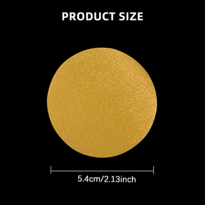 2000 pièces 54mm couvercles en feuille d'<span class=keywords><strong>aluminium</strong></span> compatibles avec les <span class=keywords><strong>capsules</strong></span> Vertuo Gold Film thermoscellable couvercle de joint en feuille pour capsule de café expresso - Product Image 3